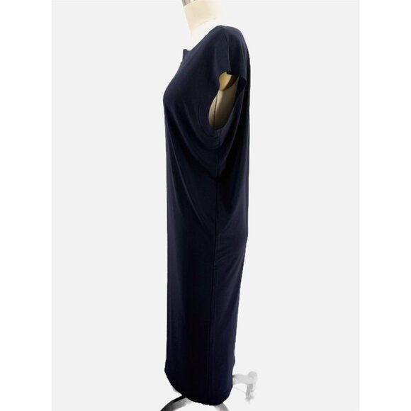 Norma Kamali Drop Shoulder Mini Dress navy S - Picture 5 of 12